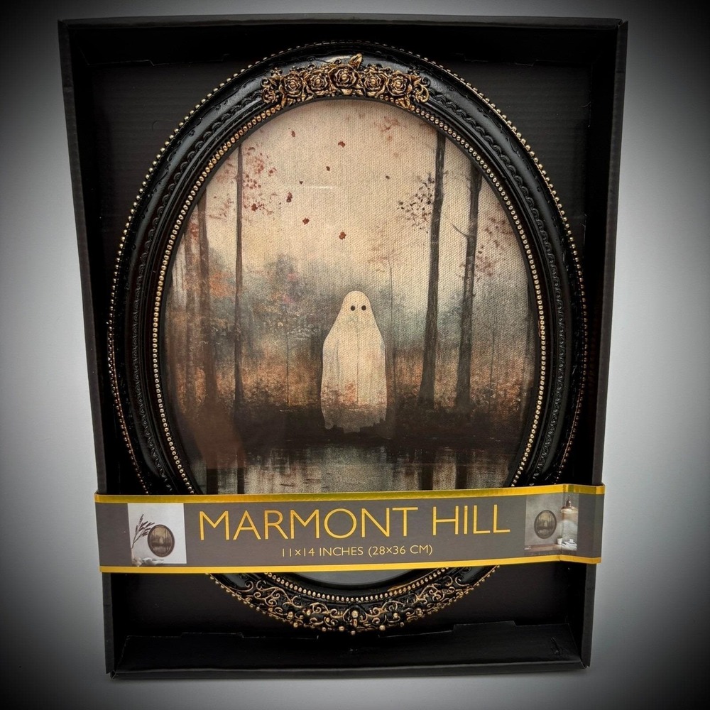 Marmont Hill Ghost Framed‎ Wall Art HALLOWEEN Decor Spooky 11x14